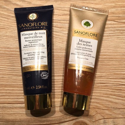 Masque de nuit merveilleux et masque des reines Sanoflore