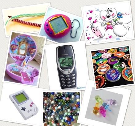 objets des années 90