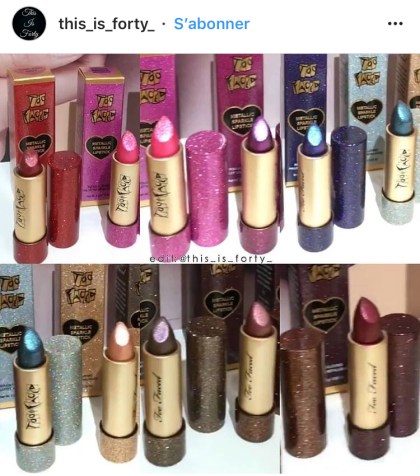 Too Faced collection 20ème anniversaire