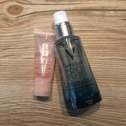 Clinique Moisture Surge et Vichy Minéral 89 So'MakeUp Blog