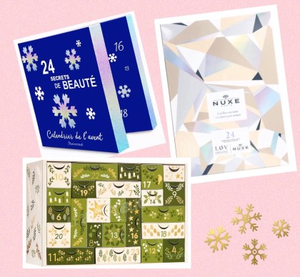 Calendrier de l'Avent 2018 Marionnaud Nuxe Yves Rocher
